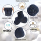 Jakidar 12 Pair Baby Toddler Socks Non-Slip Grip Cotton Ankle Socks For Boys Girls Non Skid Soles For Infants Kids, Blue Gray,2-