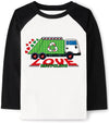 Tkria Kid Boy'S Valentine Day Clothes Big Boy Holiday Shirt Tractor Truck Loads Of Love Vday Raglan Long Sleeve Tee Tops 7T