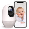nooie Baby Camera Monitor, 2K Baby Monitor with Camera and Audio, 2.4Ghz WiFi Baby Monitor for Smartphone APP Control, Pet Camer