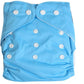 Teeny Weeny Cute Reusable Cloth Diaper Washable Nappies Grid/Cotton (Blue Wop) (Colour May Vary/Assorted Colours)