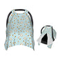 Muishi Kawaii Owls and Acorns Baby Car Seat Canopy Nursing Cover for Newborn Car Seat Breastfeeding Covers Blanket Newborn Showe