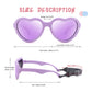 Coasion Baby'S First Sunglasses With Strap, Unbreakable Polarized Newborn Infant Heart Sunglasses For Ages 0-24 Months (Purple/P