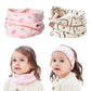 Snowie Soft 2Pcs Winter Scarf For Baby Headband For Outdoor Sport,37X21Cm Cotton MultiFunctional Baby Essentials Kids Neck Warm