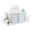Acrylic Diaper Caddy, Clear & Detachable Diaper Stacker Holder Storage, Baby Changing Table Organizer For Baby Diapers, Wipes &