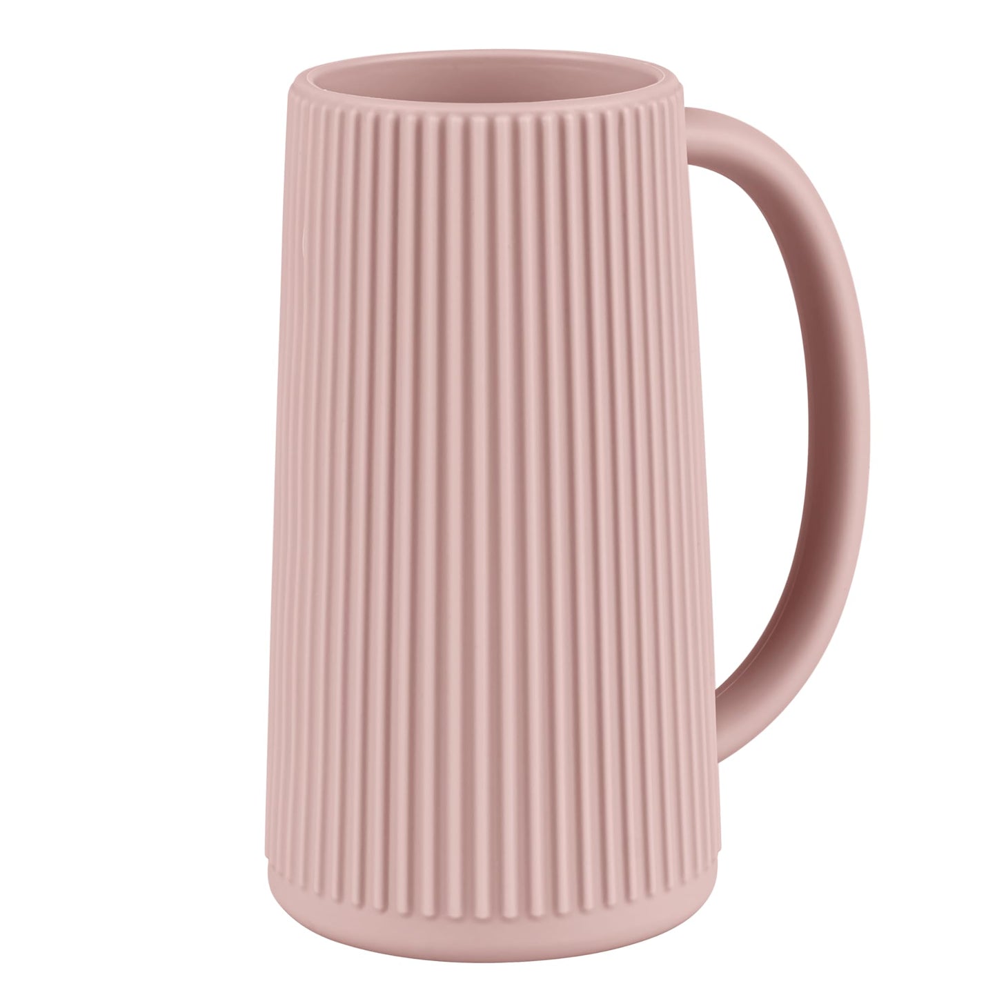 Nothomme Food Grade Silicone Wash Rinser Cup For Kids With Easy Grip Handle, Baby Bath Rinse Cup (Blush)