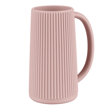 Nothomme Food Grade Silicone Wash Rinser Cup For Kids With Easy Grip Handle, Baby Bath Rinse Cup (Blush)