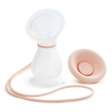 Munchkin Manual Breast Pump - Portable Pump For Expressing Milk At Home, Work, And On The Go, 4 Ounce, Silicone
