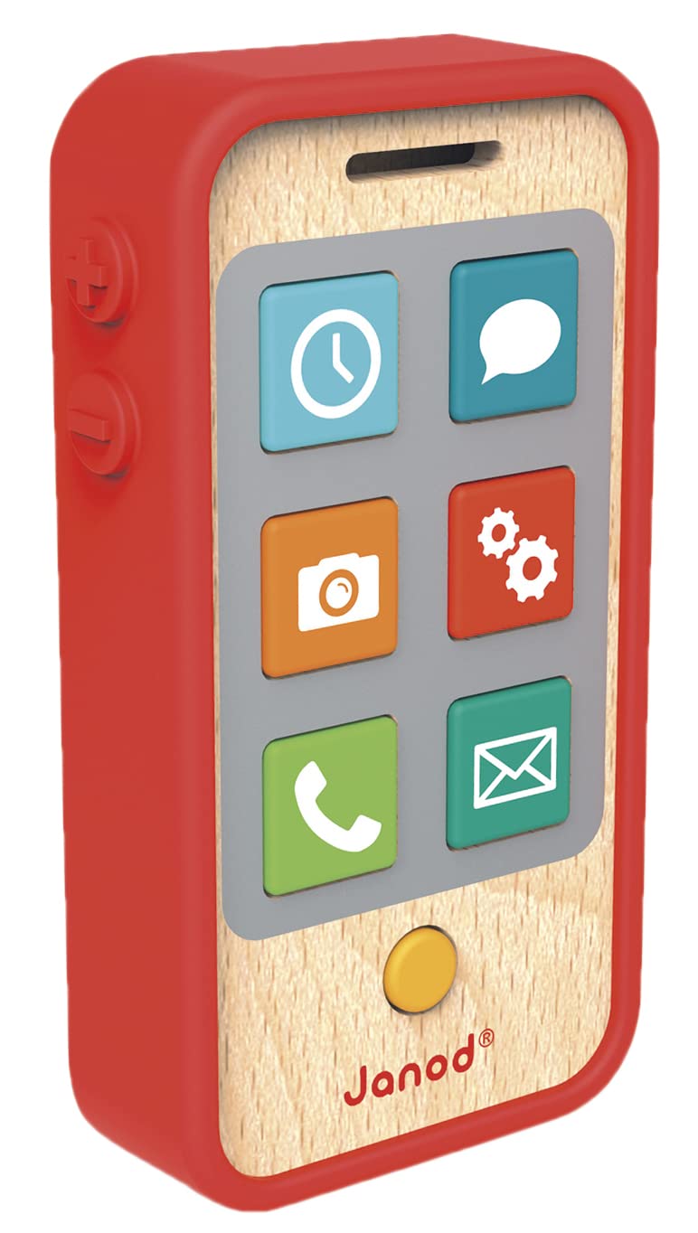 Janod Pretend Play Sound Telephone - Ages 18 Months+ - J05334