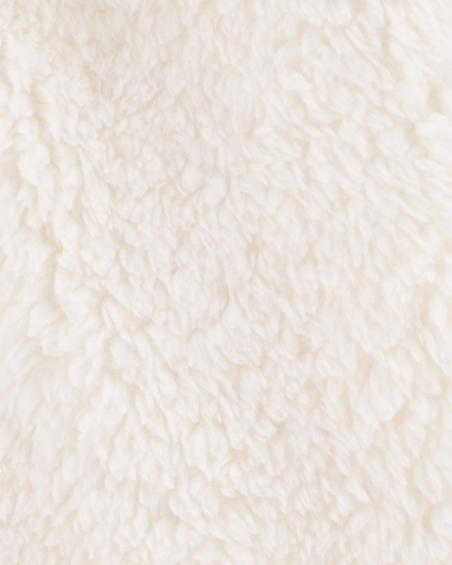 Carter'S Zip-Up Sherpa Cardigan Jacket, Oatmeal Sherpa, 18 Months