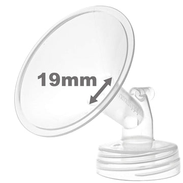 Nenesupply 19mm 1 pc Flange Compatible with Spectra S2 S1 9 Plus Synergy Gold Breastpump Replacement to Spectra Pump Parts Flang