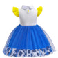 Dressy Daisy Cowgirl Tulle Dress For Toddler Girls Halloween Fancy Party Costume Summer Outfits Size 5T Blue, Style 25