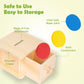 Adena Montessori Infant Toddlers Coin Box Montessori Toys for 6-12 Months Baby (Typical - Drawer Comes Out)