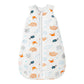 Mosebears Sleep Sack Baby Winter Wearable Blanket with 2-Way Zipper,2.5 TOG Cotton Sleep Sack Unisex (Ocean Animal, 0-6 Months)