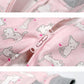 Teach Leanbh Baby 2-Pack Footless Pajamas Cotton Long Sleeve Printing 2 Way Zipper Romper Jumpsuit Sleep And Play 3-24 Months (1