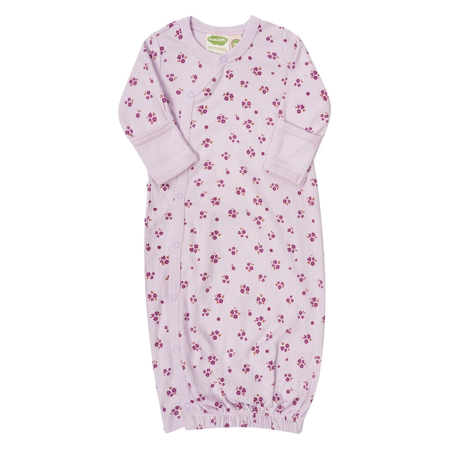 PARADE Organic Gowns - Signature Prints Meadow 0-3 Months