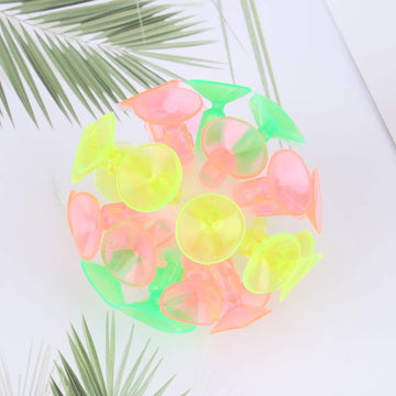 STOBOK 4pcs Fun Suction Cup Ball Colorful Ball Toys Novelty Toys for Kids Boys Girls Birthday Party Favors