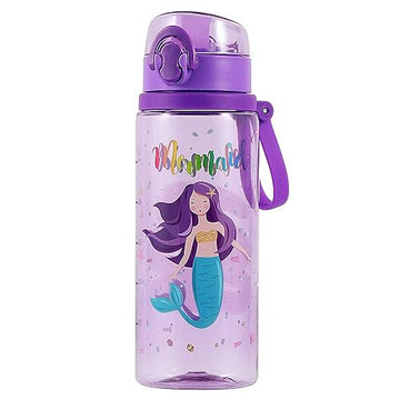 Home Tune Cute Water Bottle For School Kids Girls, Soft Silicone Chug Lid & Bpa Free & Leak Proof One Click Open Flip Top & Easy