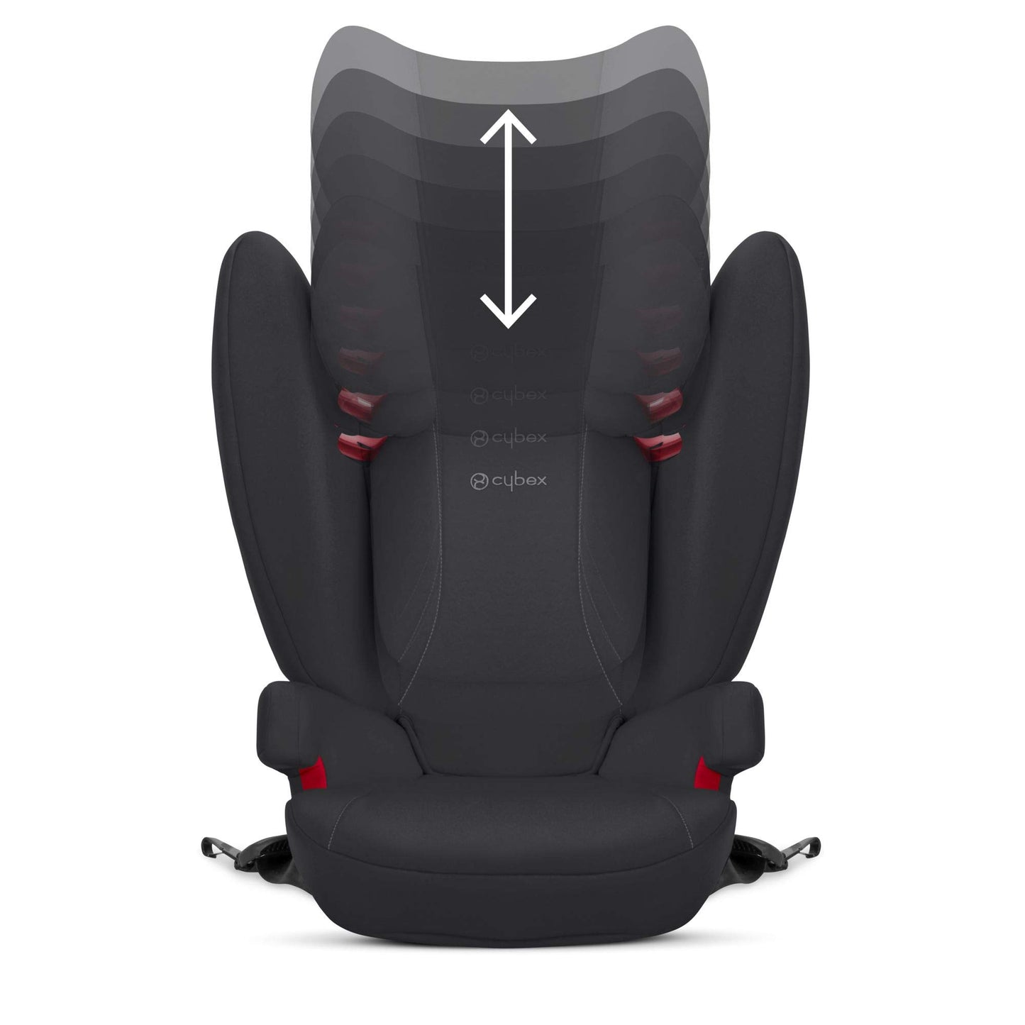 Cybex B-Fix High Back Booster Seat - Lightweight, Latch Installation, Linear Side Impact Protection, Adjustable Headrest - For K