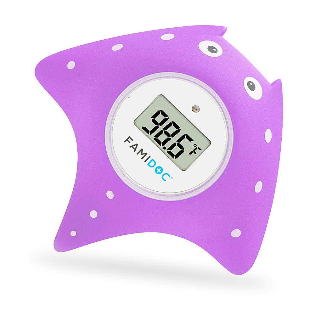 Famidoc Baby Bath Thermometer With Room Thermometer New Upgraded Sensor Technology For Baby Bath Tub Floating Toy Thermometer (P