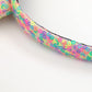 Foeran Mouse Ears Headbands Shiny Bows Mouse Ears Glitter Party Princess Decoration Cosplay Costume For Girls Women (Rainbow-2)