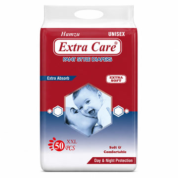 Hamzu Extra Care Baby Pant Diaper Xxl Size 50 Piece (1520 Kg)  Pack Of 1