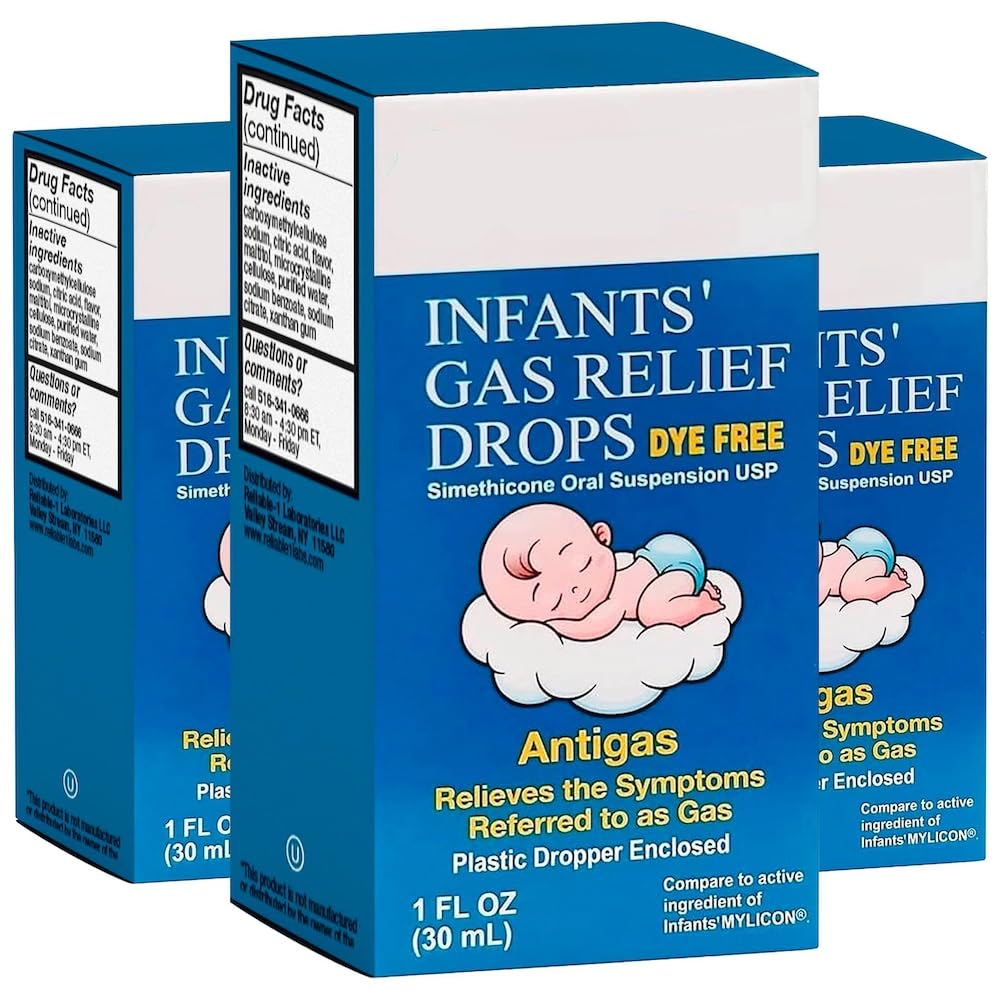 Puregen Labs Infants Gas Relief Drops Stomach Relief Gas For Infants, Babies And Toddlers | Simethicone 20Mg Gas Relief Drops |