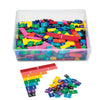 hand2mind Plastic Rainbow Fraction Tiles, Montessori Math Materials, Fraction Manipulatives, Unit Fraction, Fraction Bars Math M