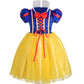 Dressy Daisy Toddler Little Girls Princess Costume Fancy Dresses Up Halloween Party With Red Ribbon Size 4T