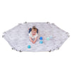 Toddleroo SecureMat Hexagon Clouds Playmat, Portable for Indoor & Outdoor Use