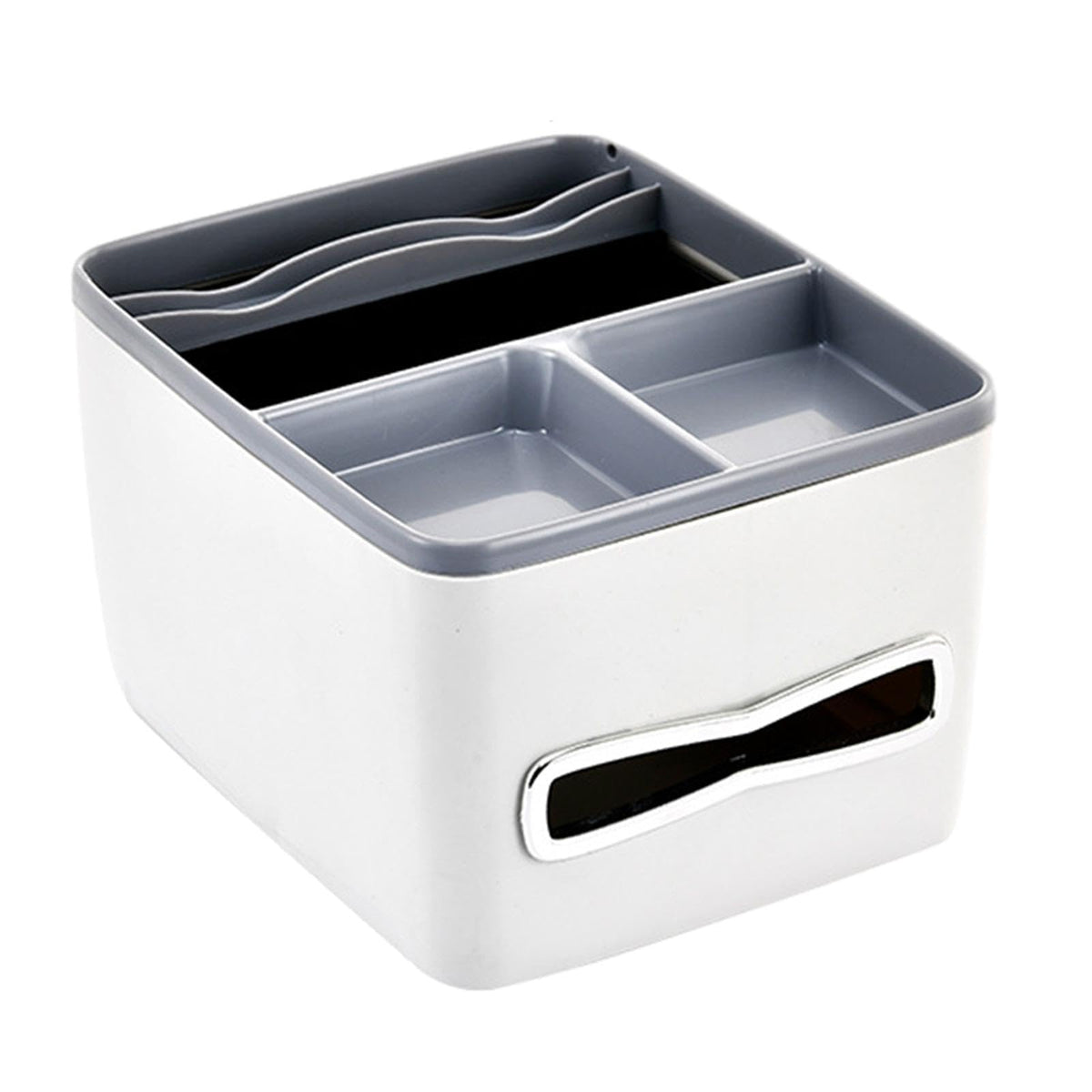 MERISHOPP Universal Car Armrest Storage Box Console Organizer Compatible with Key Small Items Gray White| Motors|Automotive Tool