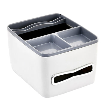 MERISHOPP Universal Car Armrest Storage Box Console Organizer Compatible with Key Small Items Gray White| Motors|Automotive Tool