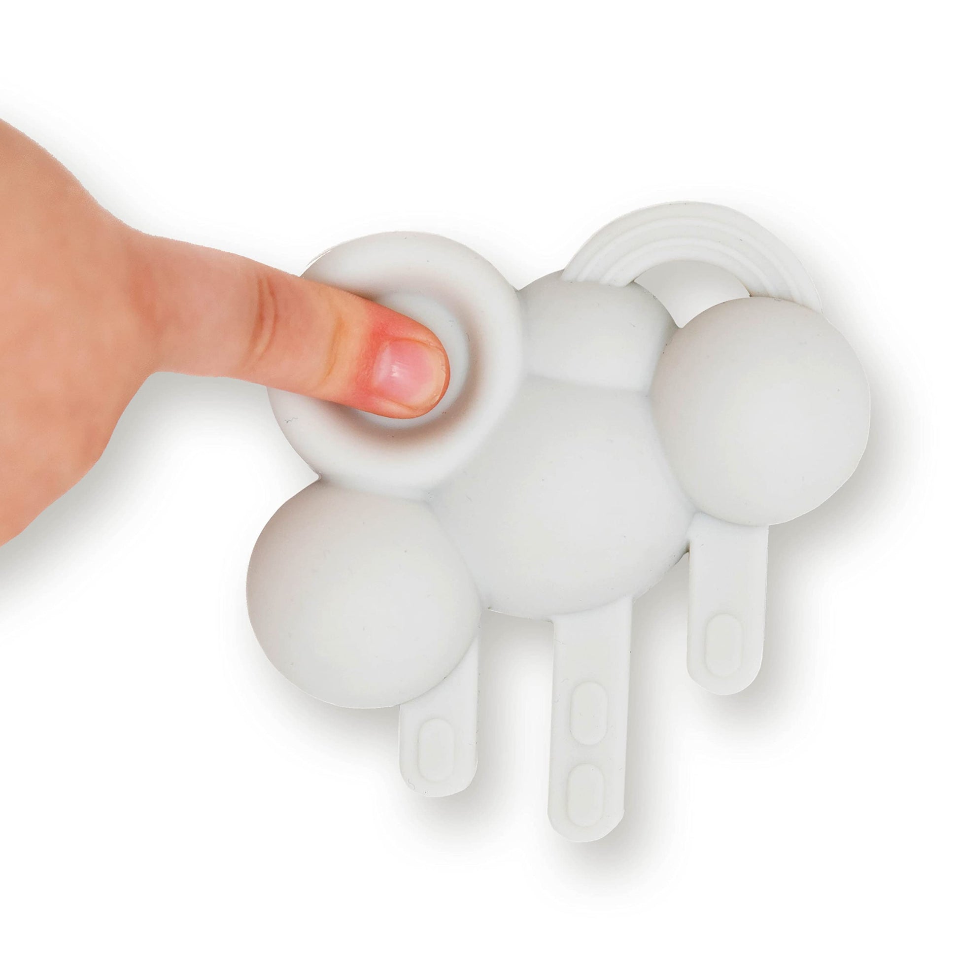 Doddle & Co. The Chew Teether with Poppable Bubbles | Toddler Teething Fidget Toy for Baby | Enhaces Oral Fit & Easy to Hold & G