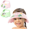 Baby Shower Caps Shield - Adjustable Kids Bath Visor Hat Shampoo Washing Hair Protection Soft Cartoon For Toddler