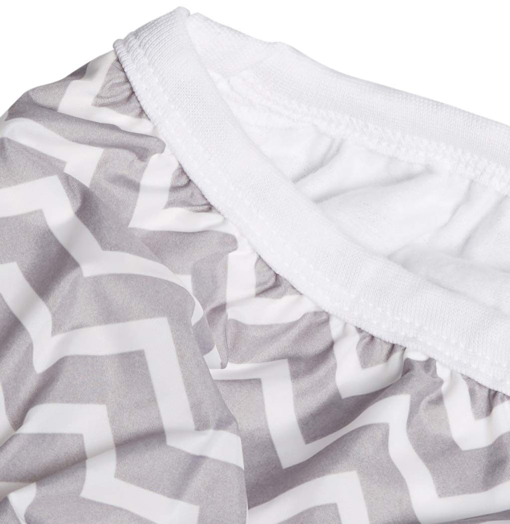 Kushies Baby Waterproof Training Pant (38-44 Pounds), Grey Chevron, X-Large