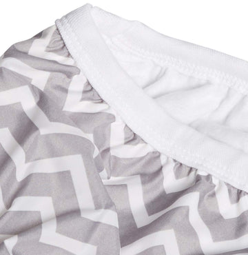 Kushies Baby Waterproof Training Pant (38-44 Pounds), Grey Chevron, X-Large