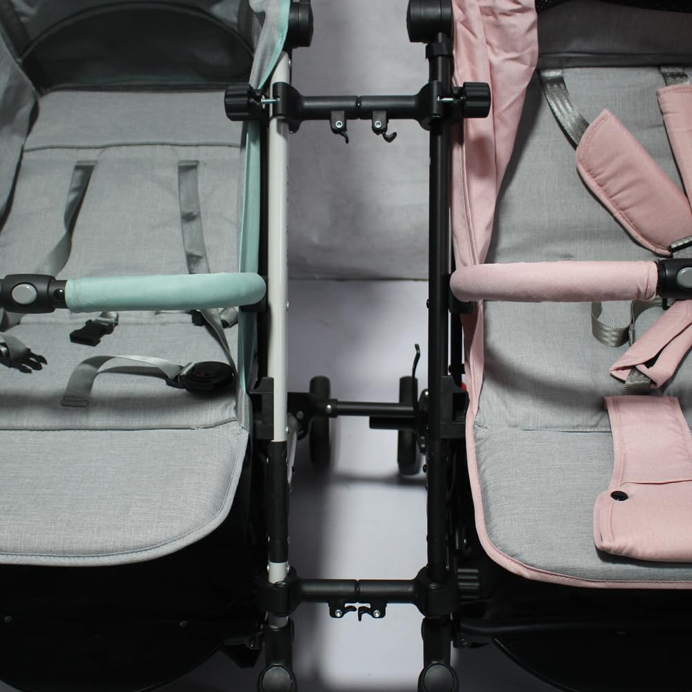 Stroller Connectors, Turn 2 Strollers Into An Instant Tandem Stroller, Fits Most Strollers