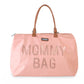 Childhome The Original Mommy Bag - Large Baby Diaper Bag, Mommy Hospital Tote and Travel Tote, Pregnancy Must Haves (Mommy Pink)
