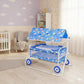 Avani Metrobuzz Baby Cradle With Swing And Mosquito Net, Metal Frame, White Powder Coated Finish, Four Wheels, For 013 Months, 