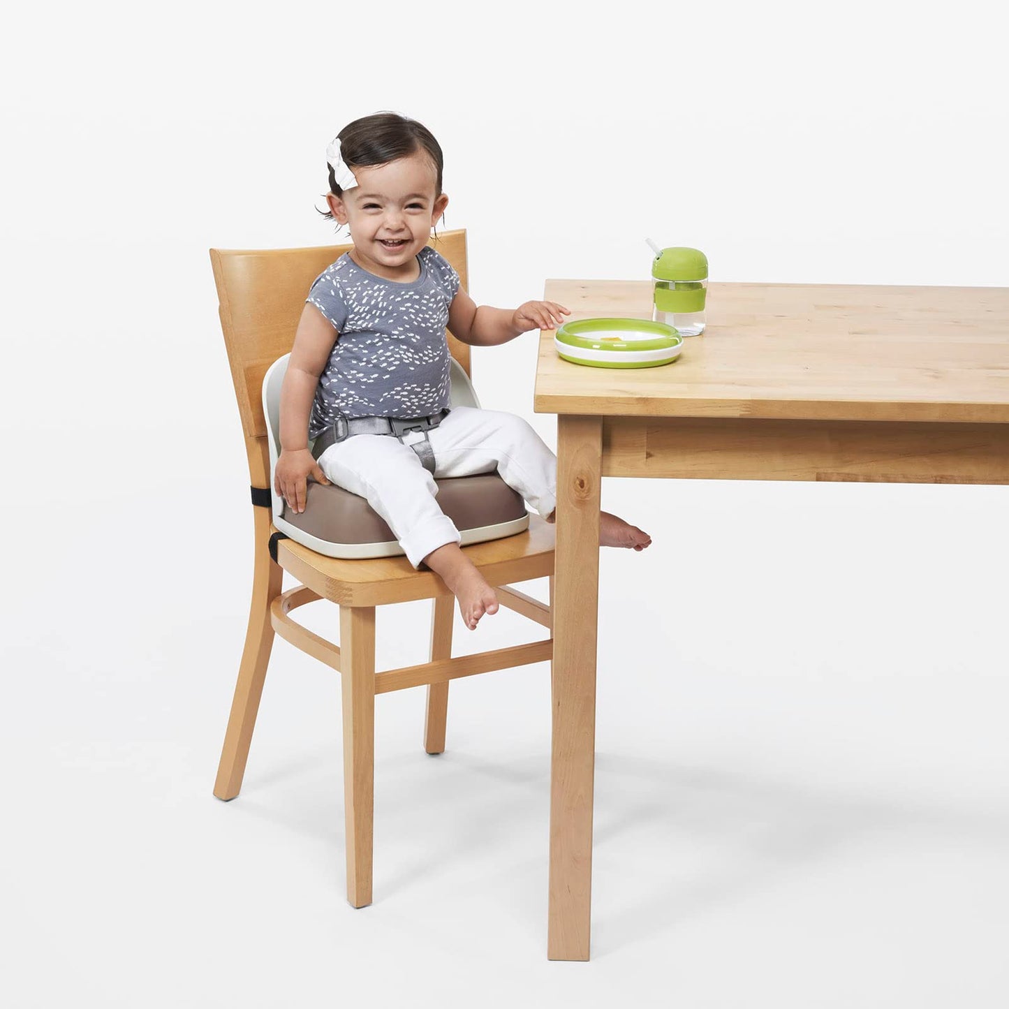 Oxo Tot Perch Booster Seat With Straps, Taupe