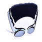 Sun-Staches Bride of Frankenstein Sunglasses Costume Accessory, UV 400 Lenses, Black Hairdo Mask, One Size Fits Most