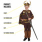 Fun Shack Boys Viking Costume Kids Boy, Kids Viking Costume Boys, Child Viking Costume Girl, Kids Viking Costumes, Medium