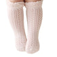 Actlati 3 Pairs Baby Girls Boys Knee High Socks Cotton Newborn Knit Stockings For 0-24 Months Infants Toddlers