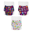 Superbottoms Basic  Assorted Pack Of 3 Cloth Diaper For Baby | Washable & Reusable Cotton Cloth Diaper | 03 Years | Freesize |