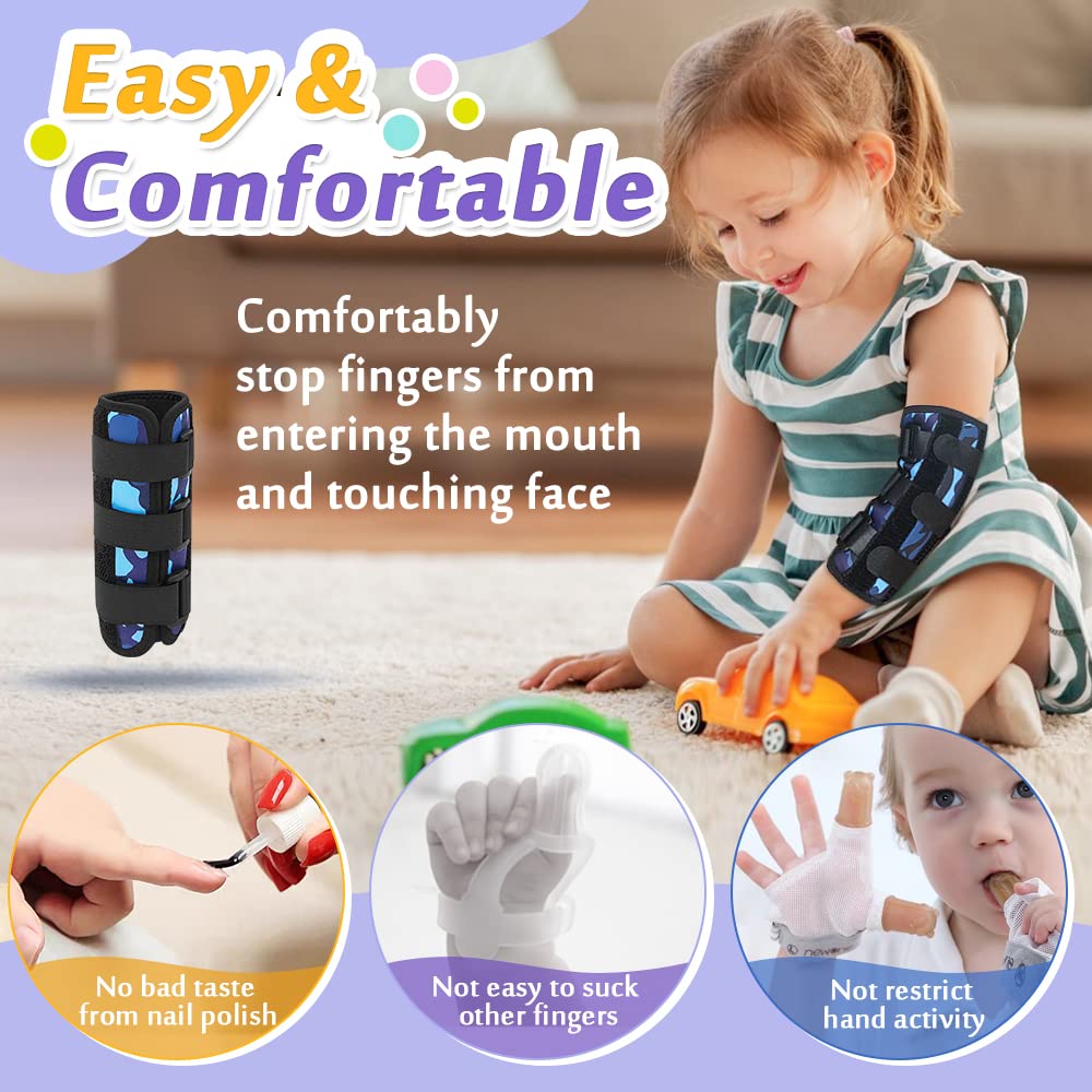 Mybow Thumb Sucking Stop For Kids, Finger Sucking Guard, Stop Nail Biting Treatment, Toddlers Thumb Sucking Prevention, Anti Nos