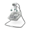 Graco Simple Sway Baby Swing, Side-to-Side Motion, Infant Swing with 6 Speeds, Vibration, Ivy