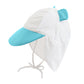 Cuddle Club Baby And Toddler Adjustable Sun Hat | Upf 50+ All-Day Uv Protection For Infant 'S Head & Neck - Bear Blue S