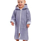 Toddler Bathrobe & Swim Cover Up for Girls & Boys - Hooded Baby Beach Towels - MENORCA - Terrycloth Zip Up Poncho Towels for Kid