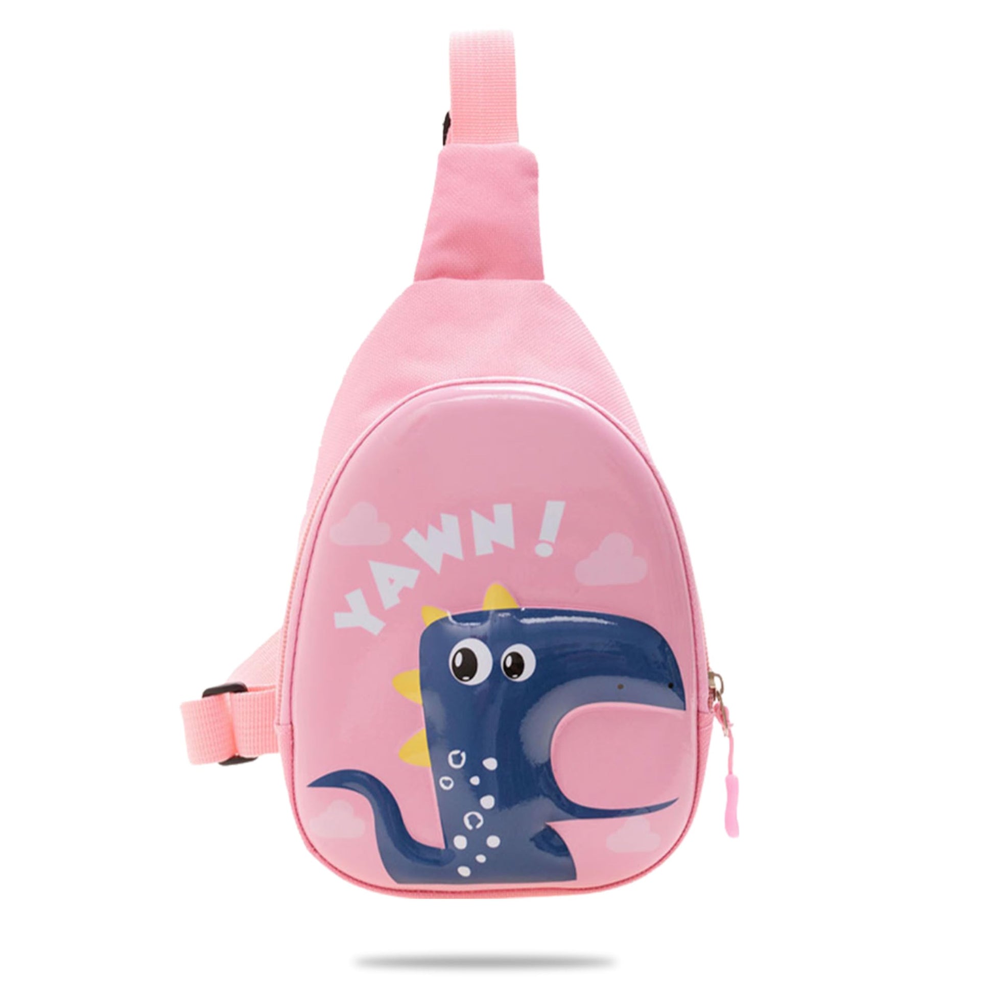 Bembika Baby Shoulder Bag  Stylish Cross Body Sling Bag, Small Daypack For Kids Boys & Girls(28 Years | Baby Pink)
