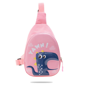 Bembika Baby Shoulder Bag  Stylish Cross Body Sling Bag, Small Daypack For Kids Boys & Girls(28 Years | Baby Pink)