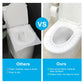 Krijuess 100 Pack Disposable Toilet Seat Cover Waterproof Non-Woven Fabric, Disposable Toilet Seat Covers For Travel, Disposable